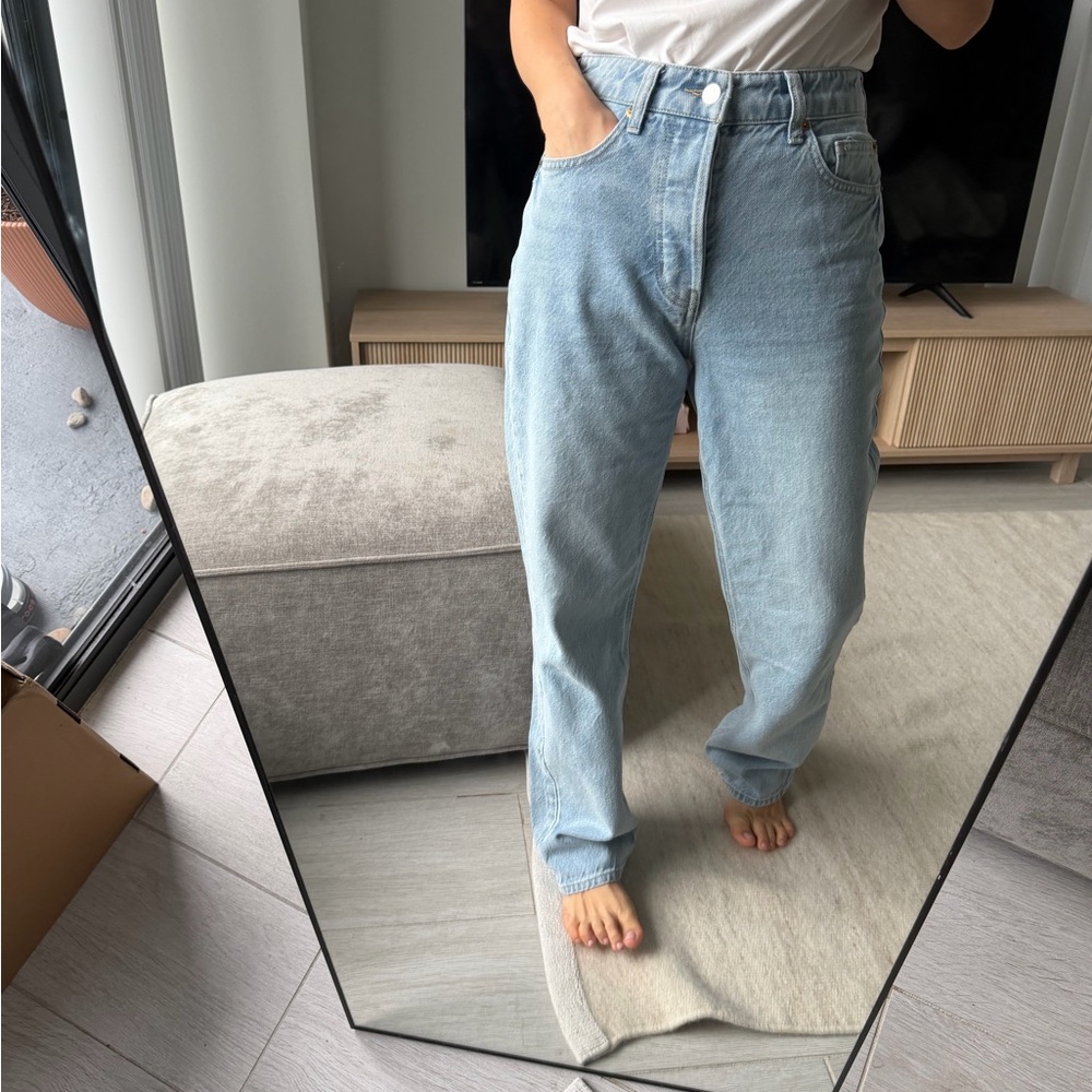 H&M High Rise Light Blue Jeans